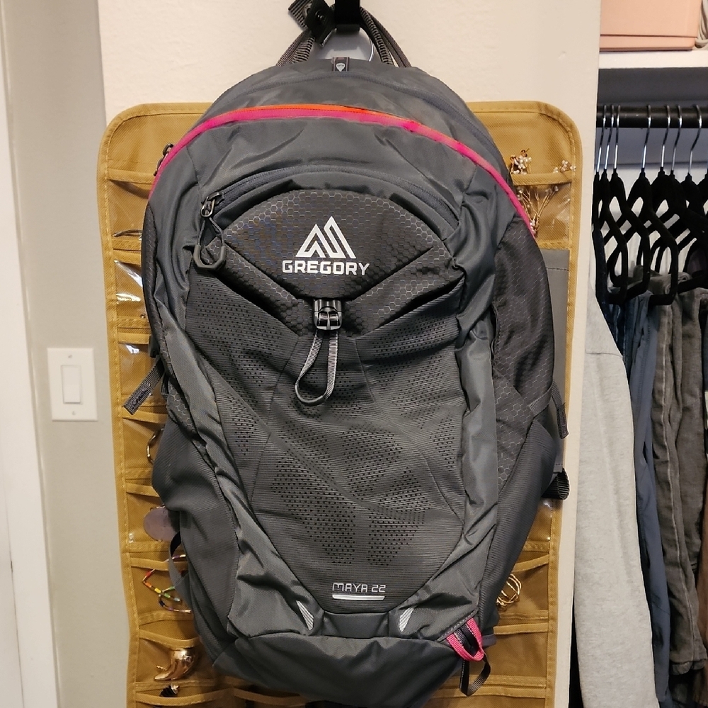Gregory Gray and Pink Outdoor Backpack